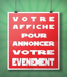 Une affiche pour votre evenement par GrafiSite