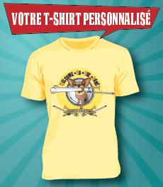 Votre T-Shirt personnalisé par GrafiSite Toulouse