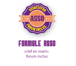 Site Asso pour présenter une association, gérer des forums, des membres 